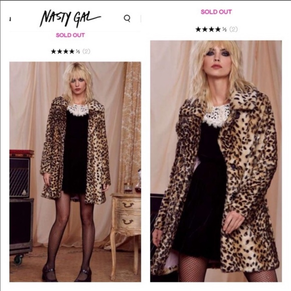 🥀Love, Courtney Electric Factory Leopard Fur Coat